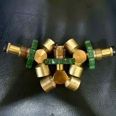 瓦斯調整器 銅接頭 轉接頭, 銅製大三通, 1個
