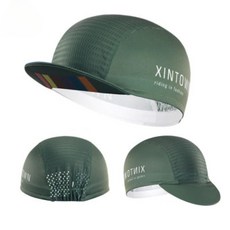 騎行帽 騎行小帽 自行車帽 單車小帽 單車帽 腳踏車帽 公路車帽 車帽 自行車騎行小帽內襯男女戶外防曬遮陽小布帽防風裝備, 彩虹綠【速乾透氣】, 1個