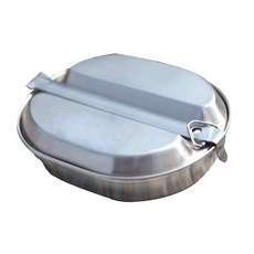 미군 스타일 고급 스텐반합/메스킷 반합/mess kit, 1개