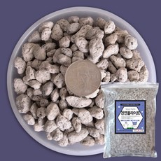 SKFARM 그레이화산석 천연폴라이트 2호, 2L, 4개