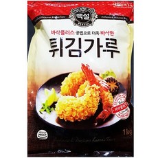 튀김가루 (백설 1K)X10 튀김가루, 1kg, 10개