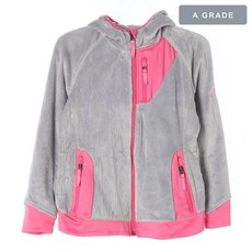 SNOZU 스노즈 아카이브 후리스 배색 윈터 후드 집업 자켓 KIDS-140