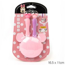 L'LFANT 迪士尼米妮湯叉盒組, 1個, 大臉湯叉盒組 米妮, 粉紅色, 湯匙/叉子/學習筷/餐盤/便當盒/水杯/水壺/吸管杯/碗