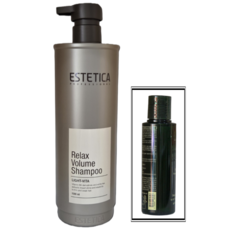 에스테티카 릴렉스 볼륨 미용실/대용량 샴푸 1500ml + 프리미엄 샴푸120ml, 1개, 1.5L