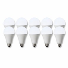 비츠온 LED벌브 에코램프 10W A60 전구, 전구색, 10개