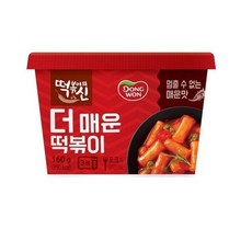 동원 떡볶이의신 더매운 컵떡볶이, 160g, 3개