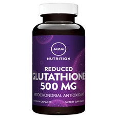 Mrm 還原型穀胱甘肽素食膠囊 500mg, 1個, 60顆