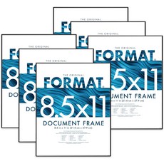 MCS 포맷 액자 갤러리 벽 블랙 11 x 14 싱글, 6 pk, 8.5X11