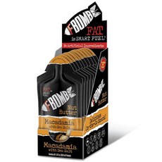 FBOMB 넛 버터 마카다미아 씨 솔트 글루텐 프리, 10개, 29.6ml