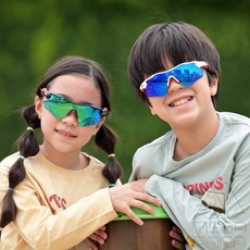 메가파라 헬리아 주니어고글 카이로스 화이트 레드 그린렌즈(71043 GREEN) 유아썬글라스