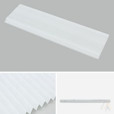 리버스 셀프 블라인드 90x150cm 일반형 화이트 붙이는커튼