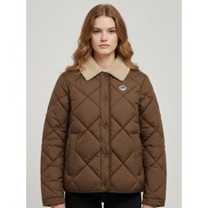 매장정품 HANGTEN 행텐 여성 포레스트 라이트웨이트 퍼 카라 퀼팅 점퍼_163(10540-110-812-69) 10540-110-812-69 1258711