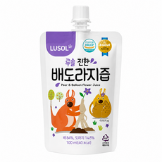 루솔이 만든 진한 배도라지즙 선물세트, 100ml, 120개