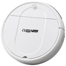 第四代USB充電式智慧四合一掃地機器人, 白色