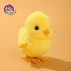 小雞玩具 發條小雞 小鴨玩具 寶寶玩具 獎勵小禮物, 1個, 跳跳黃雞