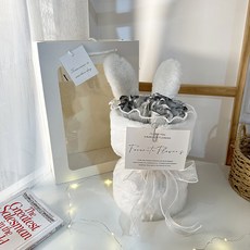 小香風永生花花束抱枕靠墊 毛絨玫瑰手捧花 七夕情人節/教師節禮物 生日交換禮物送女友閨蜜