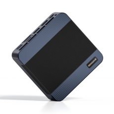 BOSGAME 미니피씨 AMD Ryzen7 7840HS 32GB DDR4 1T SSD WIN 11 Pro 미니 PC WiFi6E BT5.2 듀얼2.5G LAN, M4 Neo, WIN11 Pro, 1TB, 푸른 색