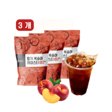 핑거 복숭아 아이스티 분말 대용량 800g 자판기용, 3개