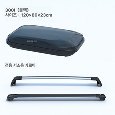 정품 초슬림 루프 대용량 SUV 공용 차량용 지붕 수납 여행용 캐리어 박스, 1개, 기본 색상