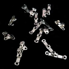 2단 마이깡 훅앤아이 걸고리 후크 단추 의류마이깡 (2색상), 1개, 니켈(20쌍)