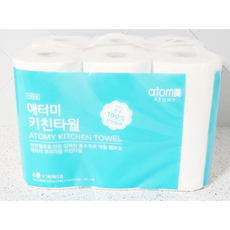 애터미 키친타올 180매X6롤, 180매, 6개