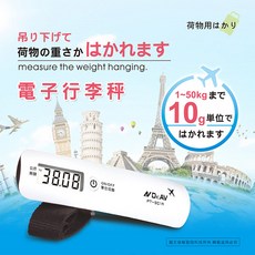 Dr.AV 聖岡科技 50KG 電子式行李秤 PT-901A - 出國度假旅遊必備, 1個