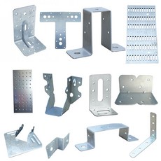 메가타이 연결철물 꺽쇠 브라켓 목조주택 데크재 구조용 자재, 10개, 육각스크류