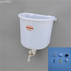 家用壁掛式塑料洗頭洗手洗菜洗碗桶儲水桶水盆理髮店用桶帶水龍頭, 1個, 半圓大號約8升,PC加長水龍頭