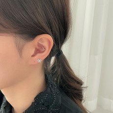 프로즌 눈꽃 피어싱 이너컨츠 써지컬피어싱 라블렛바 써지컬스틸 쥬얼리