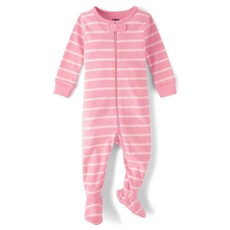 Gymboree 유니 아기와 신생아 100% 면 긴소매 지퍼 프론트 풋 원피스 수면 및 놀이 체육관 홀리데이 기차 0~3개월