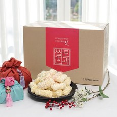 [해담한과] 3.75kg 유과선물세트 한과 명절 설 추석 전통 과자, 1박스