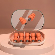 원스바이 수면 이어플러그, 5개, 오렌지