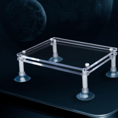 거치대 어항 흡착식 아크릴 투명 선반 받침대 12x10cm 79000EA 1EA