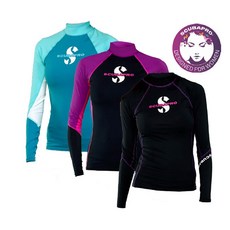 游龍潛水 SCUBAPRO UPF80 T-FLEX LONG SLEEVE RASH GUARD-女 防曬衣/水母衣