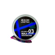 靚采 時尚彩色髮泥 快速變色 水洗即淨 百變造型, 1個, 閃耀藍, 100g