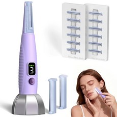 ECLATIS SON 온ic Dermaplane 여성 면도기 매끄러운 각질 제거 및 피치 퍼지 얼굴 제모 LED 조명이 있는 엣지 기술 3가지 속도 충전식 더마플래닝 도구