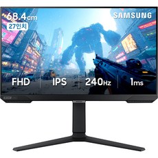 삼성전자 IPS 240Hz FHD 게이밍 모니터 오디세이 G4 BG400 [리뷰이벤트], 68.4cm, S27BG400