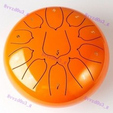 新款15音色空靈鼓 學生忘憂鼓 13音炫音鼓 梵音鼓 初學者樂器, 【10寸11音】-橘黃色-早教推薦, 1個