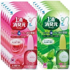 【東京速購】日本小林製藥 馬桶芳香消臭液 一滴消臭元 (20ml) 外出攜帶方便, 1個, 綠色-薄荷, 20ml