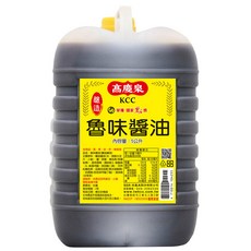 高慶泉 魯味醬油 台灣釀造 適用多種烹調方式 滷味專用, 1個, 5L