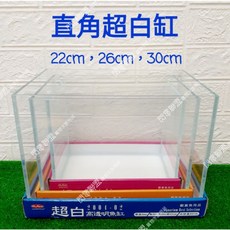 【閃電聯盟】Mr. Aqua 超白玻璃魚缸 小魚缸 水族先生, 1個, 空缸 26cm