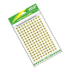 TW 하트스티커 꾸미기 칭찬 반짝반짝 6mm 설문 소형 데코, 328-4/청색, 1개