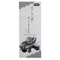 일산 검도 면수건 두건 스타워즈 요다 34 x 90cm