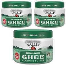 오가닉밸리 기 버터, 3개, 212g