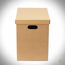 솔마켓 DIY 크라프트 수납 종이박스(40x30cm) 종이수납상자 종이박스정리함 DIY크라프트수납종이박스 소품정리함