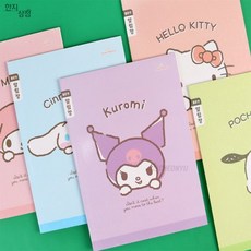 한지상점 산리오 알림장5권 좁은칸 초등글쓰기, 포차코