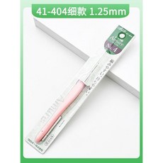 蕾絲鉤針 彩色細蕾絲鉤針勾毛線diy編織工具, 1個, 1.25mm 41-404/曖昧 細