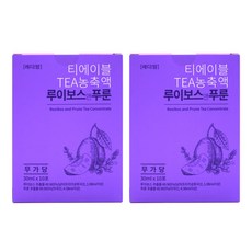 티에이블 루이보스앤푸룬 티농축액[10입]X2, 20개입, 2개, 300ml, 10개입