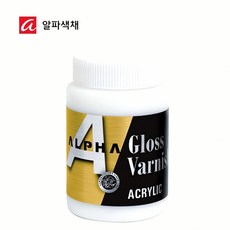 알파 그로스바니쉬 유광 250ml 광택 제 바니시 잉크 보호 도료 라커 마감 재 페인트, 본상품