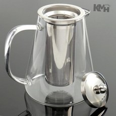내열 티포트 티인퓨져 차, 1개, 1300ml, 투명